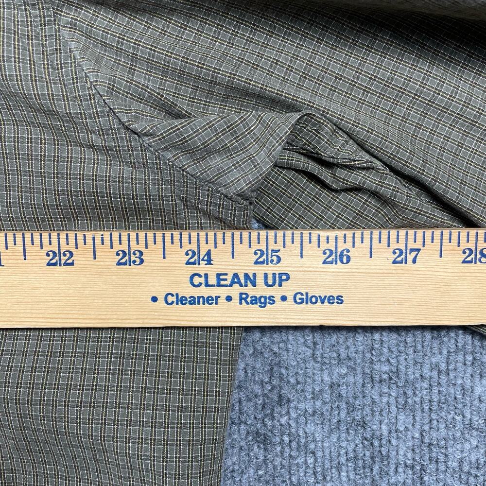 The North Face Button Up Shirt Men's XL Beige Check Long Sleeve Hiking Outdoors - Picture 7 of 10